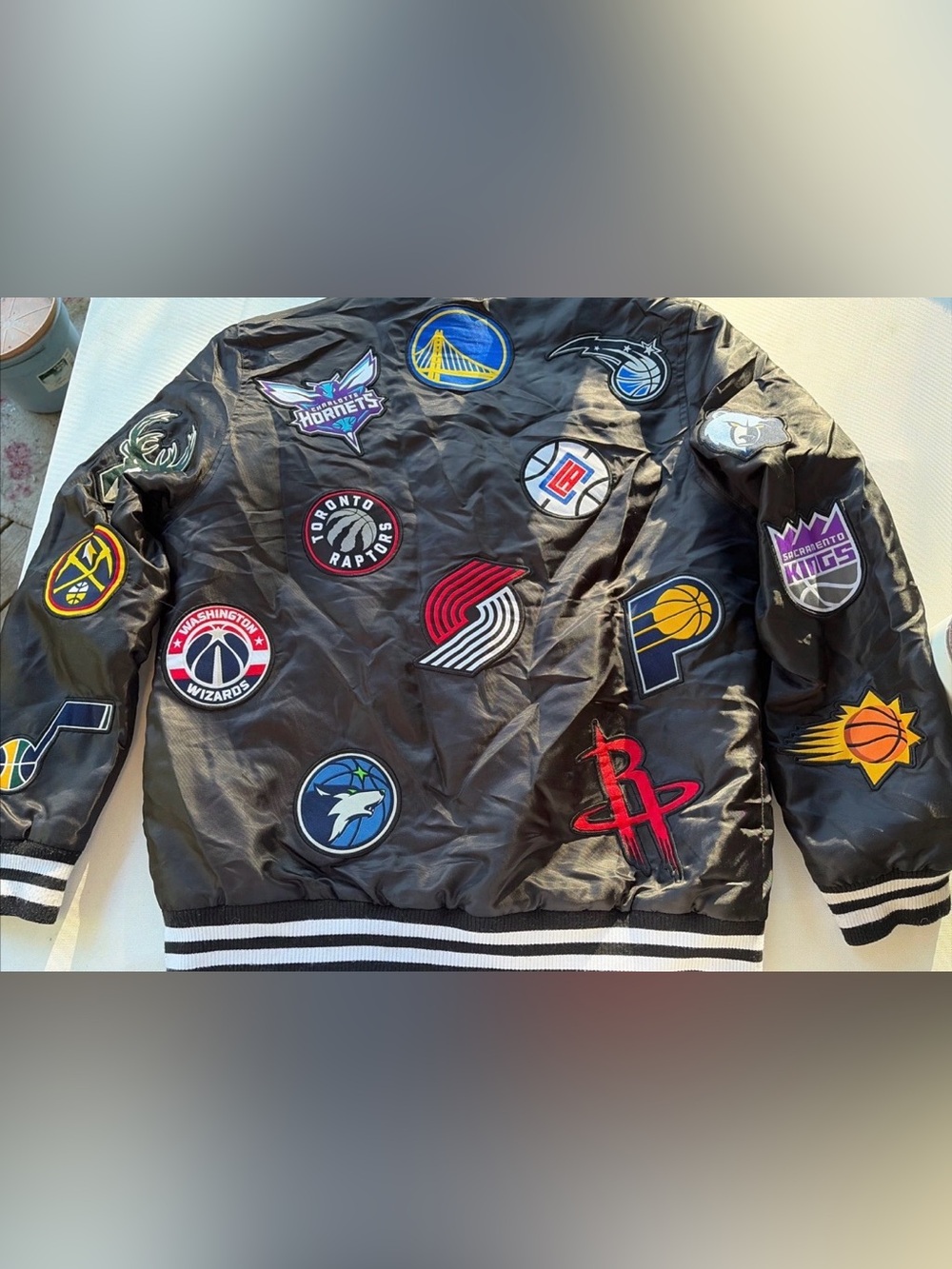 NBA x Ultra Game Multi Team Bomber Jacket Men’s Size M